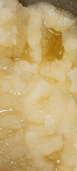 Close-up of cannabis concentrate texture