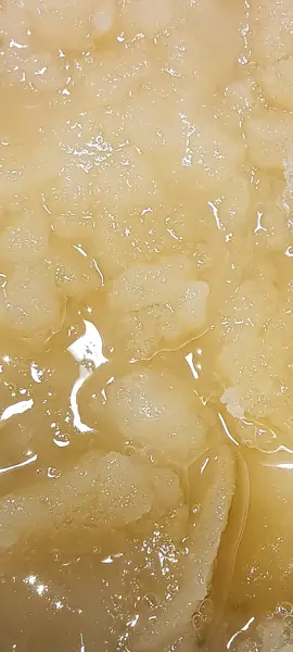 Close-up of cannabis concentrate texture
