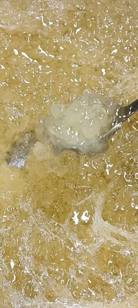 Close-up of cannabis concentrate texture