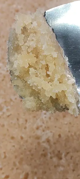 Close-up of cannabis concentrate texture