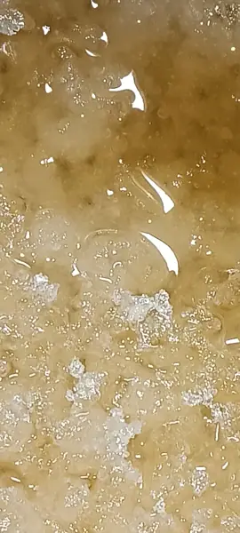 Close-up of cannabis concentrate texture