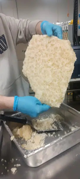 Close-up of cannabis concentrate texture