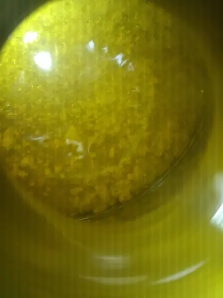 Golden cannabis extract during post-processing