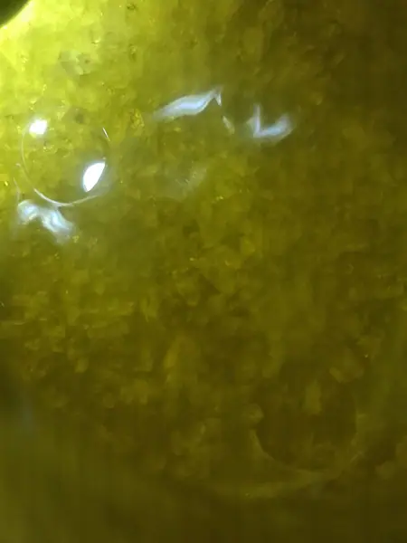 Golden cannabis extract during post-processing