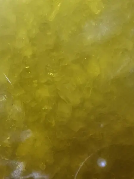 Golden cannabis extract during post-processing