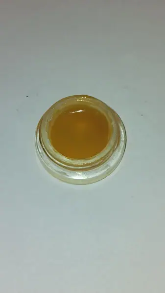 Golden cannabis extract during post-processing