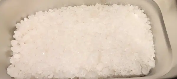 THCa diamond crystals, macro photo