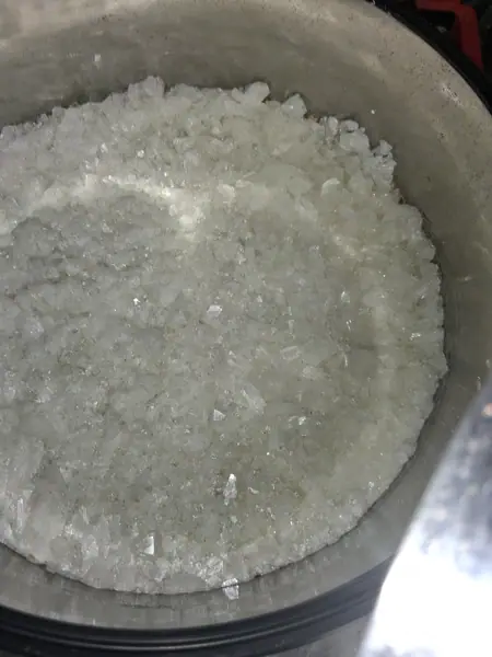 THCa diamond crystals, macro photo