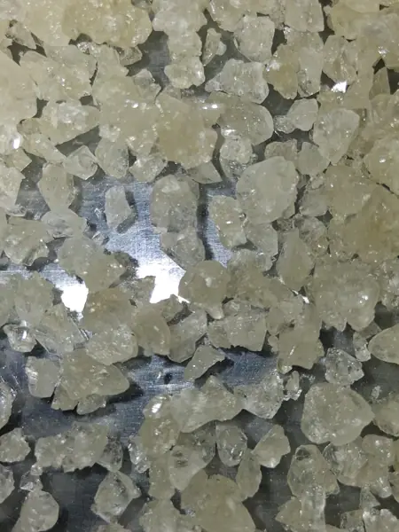 THCa diamond crystals, macro photo