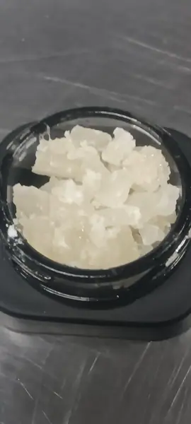 THCa diamond crystals, macro photo