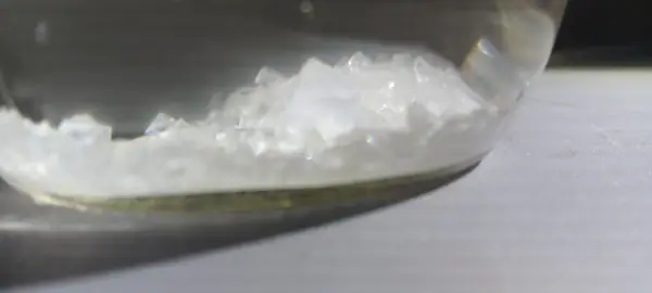THCa diamond crystals, macro photo