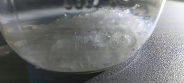 THCa diamond crystals, macro photo