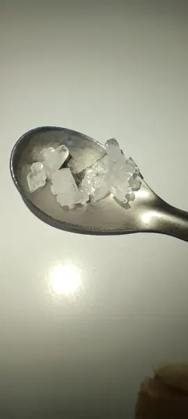 THCa diamond crystals, macro photo