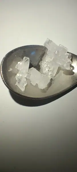 THCa diamond crystals, macro photo