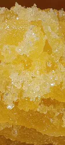 THCa diamond crystals, macro